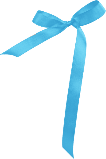 Blue Ribbon Cutout